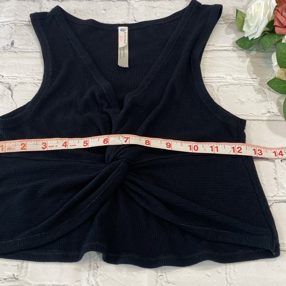 FP Movement by Free People Black Twist-Front Crop Top - Picture 13 of 14